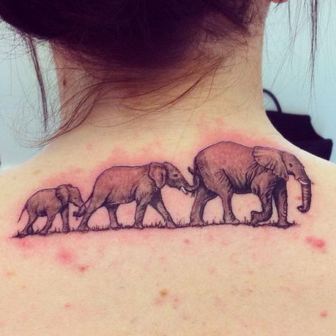 #elephant #elephants #chain #followingtheleader #neck #back #tattoo Neck Back Tattoo, Woman Tattoos, Balloon Tattoo, Tattoo Time, Elephant Tattoo, Elephant Tattoos, Time Tattoos, Index Page, Tattoos Ideas