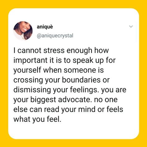 The Female Lead (@the_female_lead) posted on Instagram: “"I cannot stress enough how important it is to speak up for yourself when someone is crossing your boundaries or dismissing your feelings.…” • Jan 30, 2021 at 12:51pm UTC Speaking Up For Yourself, Speak Up For Yourself, Narcissistic Behavior, I Can Not, Physical Health, To Speak, When Someone, Black Lives Matter, Boundaries