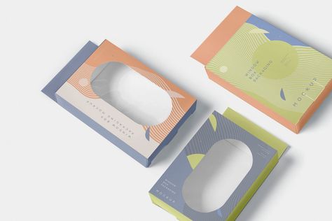 Window Box Packaging Design, Window Box Packaging, Box With Window Packaging, Box Window, Packaging Template Design, Packaging Template, Mailer Box, Box Packaging Design, Cake Box