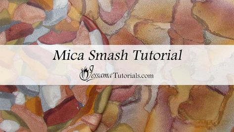 The Polymer Clay Mica Smash Technique is a fun combination of Maggie Maggio's Watercolor Technique and the Dragon Scale Mica Shift. In this tutorial I'll show two variations, one with plain colors and another with a Skinner Blend. Polymer Clay Cane Tutorial, Clay Videos, Clay Canes, Sculpey Clay, Metal Clay Jewelry, Polymer Clay Canes, Polymer Crafts, Dragon Scale, Molding Clay