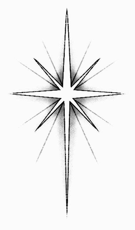 North Star Drawing, North Star Tattoo, North Star Tattoos, Poster Graphic, Star Cross, Star Trails, Crystal Crafts, Neo Traditional, Disney Tattoos