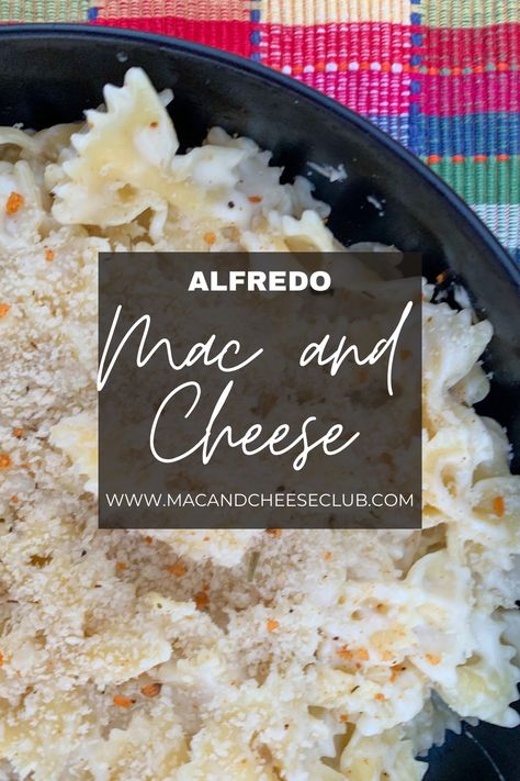 Mac And Cheese With Alfredo Sauce, Alfredo Mac And Cheese, Seafood Mac And Cheese, Making Mac And Cheese, Herb Seasoning, Mac And Cheese Recipe, Fettuccine Alfredo, Mac N Cheese Recipe, Garlic Parmesan