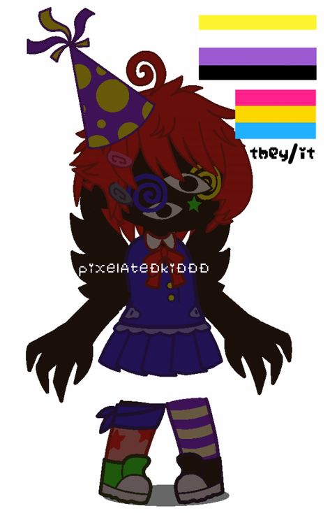 Creepy Gacha Club Oc, Alt Gacha Club Oc Ideas, Weirdcore Oc Challenge, Weirdcore Gacha Oc, Cringe Guys, Fnaf Headcannons, Weirdcore Gacha, Character Design Cute, Weirdcore Oc