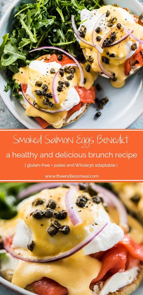 Brunch Salmon, Microgreen Recipes, Salmon Eggs Benedict, Smoked Salmon Eggs, Xmas Morning, Breakfast Simple, Breakfast Paleo, Smoked Salmon And Eggs, Salmon Breakfast