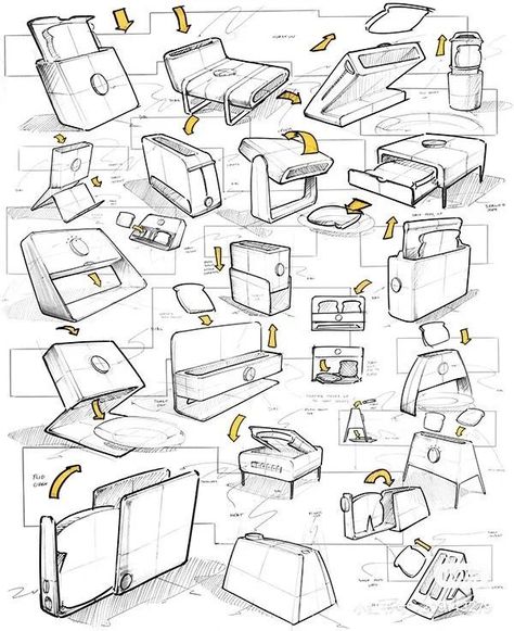 Dt Coursework, Product Sketches, Industrial Design Portfolio, Product Sketch, Logos Retro, Furniture Sketch, Design Sheet, Structural Drawing, Thumbnail Sketches