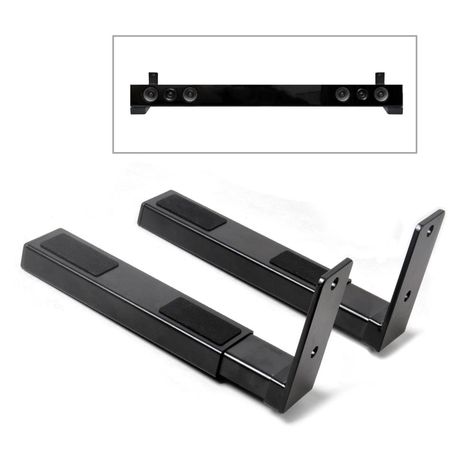 Free 2-day shipping on qualified orders over $35. Buy PYLE PSTNDW17 - Universal Wall Mount Sound Bar Speaker Brackets, Center Channel Speaker Hanging Mounts at Walmart.com Office With Tv, Sound Bar Mount, Speaker Wall, Speaker Wall Mounts, Speaker Brackets, Center Speaker, Speaker Mounts, Small Speakers, Home Audio Speakers