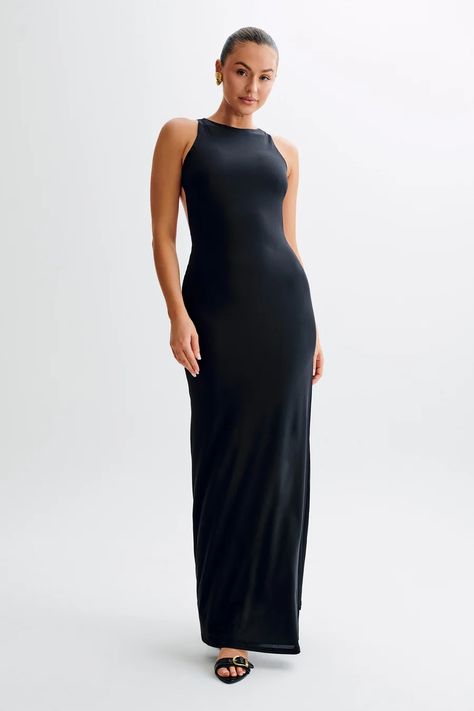 Maxi Dresses & Long Dresses - Shop Online | MESHKI US Backless Maxi Dress, Capsule Outfits, Maxi Dress Online, Wedding Guest Dresses, Backless Maxi Dresses, Beige Dresses, Short Sleeve Mini Dress, Trending Styles, Online Dress Shopping