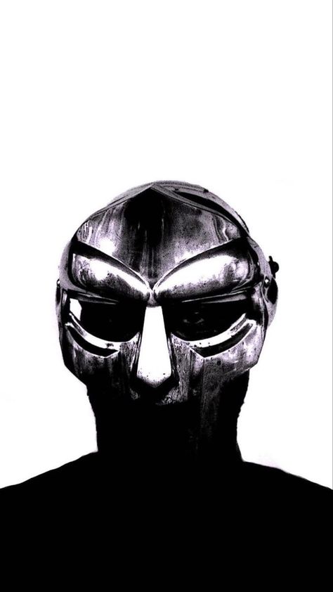 Mf Doom Wallpaper, Mf Doom, Mask, Wallpapers, Black And White, Iphone, Music, White, Black