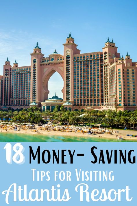 Atlantis Resort is a fun, adventure-filled vacation for families, but let's be honest - Atlantis is expensive. If you want to go to Atlantis and need to save money, here are some tips for saving money while visiting Atlantis. #Atlantis #Vacation Cheap Vacation Spots, Atlantis Resort Bahamas, Atlantis Resort, Best Family Resorts, Atlantis Bahamas, Tips For Saving Money, Bahamas Travel, Cheap Vacation, Fun Adventure