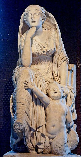 Tyche with Triton child | Flickr - Photo Sharing! Female Centaur, Goddess Spirituality, Apollo And Artemis, Greek Heroes, Ancient Greek Art, Greek Art, Sea Monsters, Greek Goddess, Greek Gods