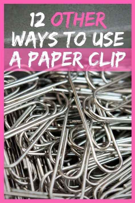 Check out these surprising ways you can use an ordinary paper clip around the house. Clip Clothespin Crafts, Binder Clip Crafts, Paperclip Crafts Diy, What To Do With Paper Clips, Paper Clip Jewelry Diy Ideas, Paper Clip Crafts Diy, Paper Clip Hacks, Things To Make With Paper Clips, Things To Do With Paper Clips