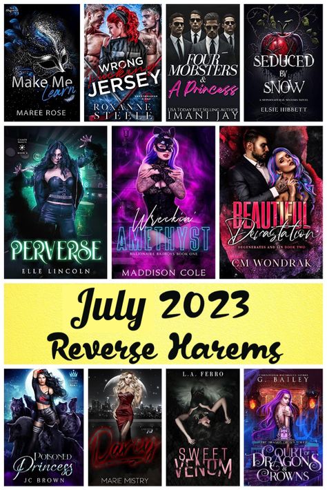 Rh Books, Reverse Harem Books, Zombie Prom, Book Review Journal, Book Tok, Books Tbr, Tbr Pile, Book Bucket, Reverse Harem