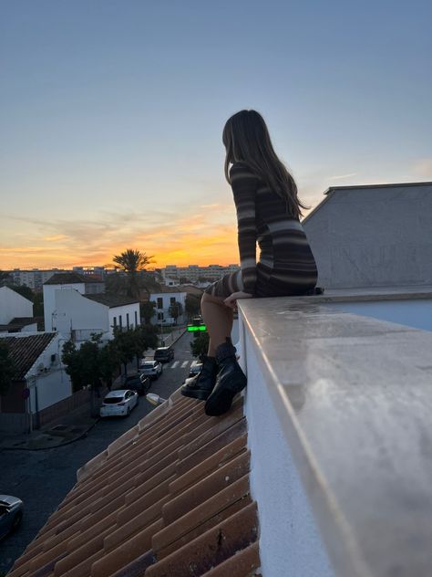 rooftop Person Sitting On Roof Reference, Sitting On Roof Drawing Reference, Sitting On Rooftop Reference, Person Sitting On Building, Poses On Rooftop, Person Sitting On Rooftop, Sitting On Rooftop Drawing Reference, Sitting On Roof Reference, Sitting Poses From Behind