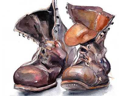 Check out new work on my @Behance portfolio: "Old shoes" http://be.net/gallery/61154093/Old-shoes Shoe Artwork, Systems Art, Old Boots, Watercolor Architecture, Shoes Drawing, Old Shoes, Still Life Art, Art Drawings For Kids, Shoe Art