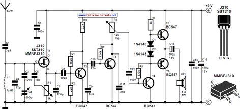 Superheterodyne Receiver, Shortwave Receiver, Simple Electronic Circuits, Diy Audio Projects, Fm Radio Receiver, Electrical Circuit Diagram, Simple Circuit, Shortwave Radio, Become Successful