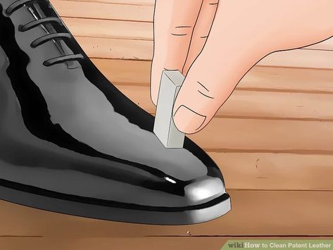 How To Clean Patent Leather Shoes, Cleaning Leather, Black Patent Boots, Black Patent Leather Boots, Cleaning Diy, Black Patent Shoes, Black Patent Leather Shoes, Patent Loafers, Shiny Shoes