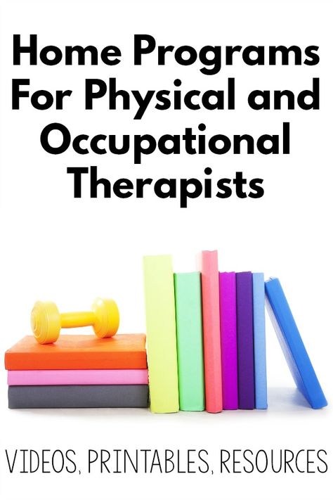 Home Programs For Physical Therapy and Occupational Therapy | Pink Oatmeal Pediatric Physical Therapy Activities, Occupational Therapy Kids, Infant Lesson Plans, Pediatric Physical Therapy, Occupational Therapy Activities, Home Exercise Program, Pediatric Occupational Therapy, Pediatric Therapy, Hand Therapy