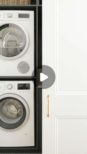 Yabby Bathware on Instagram: "Working with a small space? @lydiamaskiellinteriors has worked magic to turn this linen cupboard into a practical laundry. ✨🧺 Featuring our Antique Brass Tapware." Brass Tapware, Laundry Cupboard, Cottage House Interior, Linen Cupboard, Cottage House, Utility Room, Flower Display, Fresh Flower, Beach Houses