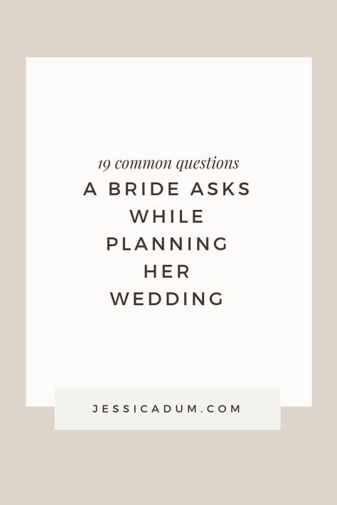 19 common wedding planning questions brides while planning her wedding - FAQ's wedding planners receive often from their couples. Planner Business, Planner Tips, Planning Checklist, The Wedding Date, Wedding Advice, Planning Tips, Father Of The Bride, Wedding Planning Tips, Groom Portrait