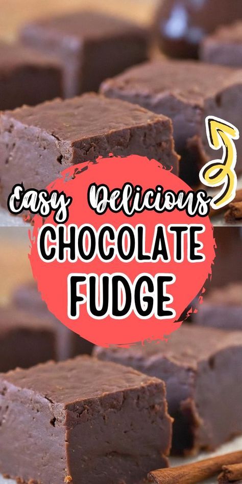 This simple yet delicious Chocolate Fudge requires only a few ingredients and minimal effort. To make it, all you need is some chocolate chips, condensed milk, butter, and a pinch of salt. Fudge Recipe Condensed Milk, Condensed Milk Fudge, Easy Chocolate Fudge Recipe, Fudge With Condensed Milk, Milk Chocolate Fudge, Creamy Fudge, Chocolate Fudge Recipe, Easy Chocolate Fudge, Homemade Fudge Recipes