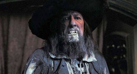 CAPTAIN HECTOR BARBOSSA ~ PIRATES OF THE CARIBBEAN:   The Curse of the Black Pearl, 2003 Captian Jack Sparrow, Hector Barbossa, Curse Of The Black Pearl, Jonathan Pryce, Pirate Movies, Elizabeth Swann, The Black Pearl, Captain Jack Sparrow, The Pirates