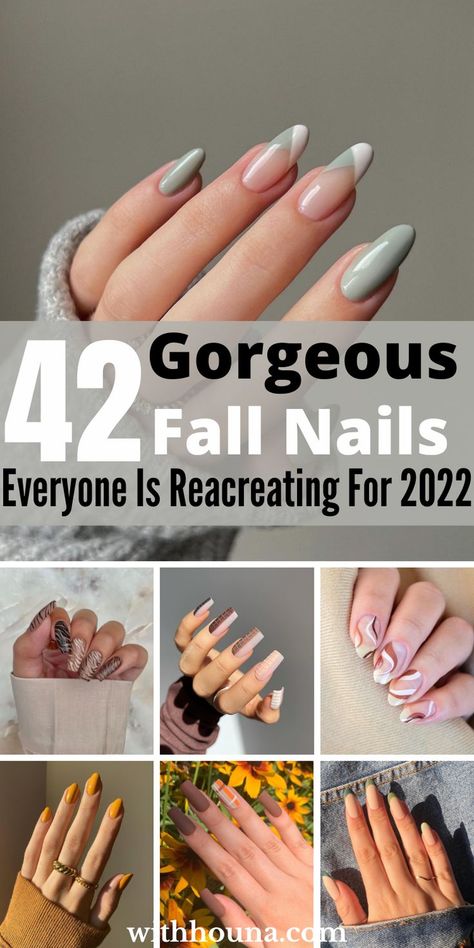 42 Gorgeous Fall Nails Everyone is Recreating For 2022 November Nail Designs, Woman Tips, Lipstick Hacks, Classy Nail, Trendy Shades, Simple Fall Nails, September Nails, November Nails, Fall Nail Trends