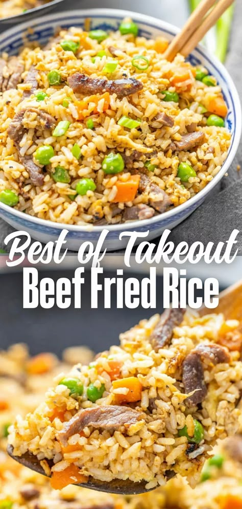 Chinese Entrees, Legume Dishes, Beef Fried Rice Recipe, Rice Casseroles, Crispy Veggies, Unusual Recipes, Beef Fried Rice, Fried Rice Recipe Easy, Hawaiian Recipes