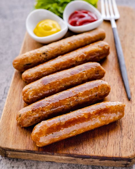 Vegan Sausages - Veganese Tokyo Tofu Sausage Recipe, Vegan Bratwurst, Vegan Sausage Recipe, Sausage Ingredients, Cooking Vegetables, Vegetarian Bbq, Vegetarian Sausages, Veggie Sausage, Vegan Worcestershire Sauce