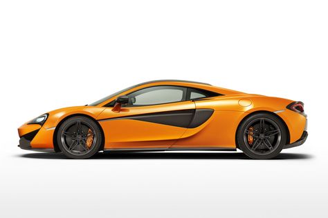 McLaren - RoadandTrack.com Car Side View, New Mclaren, Mclaren 570s, Dual Clutch Transmission, Car Side, Car Drawings, Expensive Cars, British Cars, Sidecar