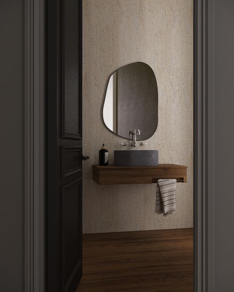 EL INTERIOR DESIGNER PROGRAMME – ETHNIK LIVING Powder Room Mirrors, Irregular Mirrors, Pebble Mirror, Curvy Mirror, Decorative Wall Mirrors, Mirror Placement, Room Mirrors, Powder Room Mirror, Mirrors Bathroom