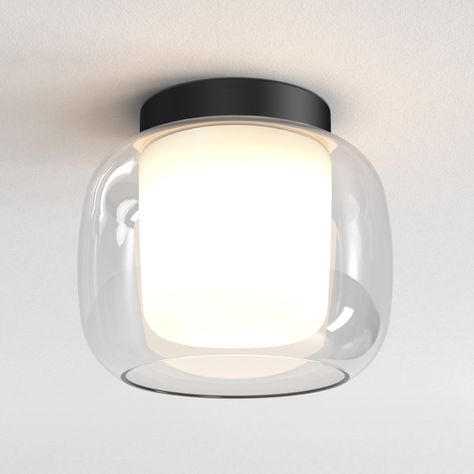 Aquina Ceiling 240 Bathroom Ceiling Lights, Astro Lighting, Bathroom Hallway, Bathroom Ceiling, Smart Light Bulbs, Metal Canopy, Double Glass, Bathroom Ceiling Light, Down Light