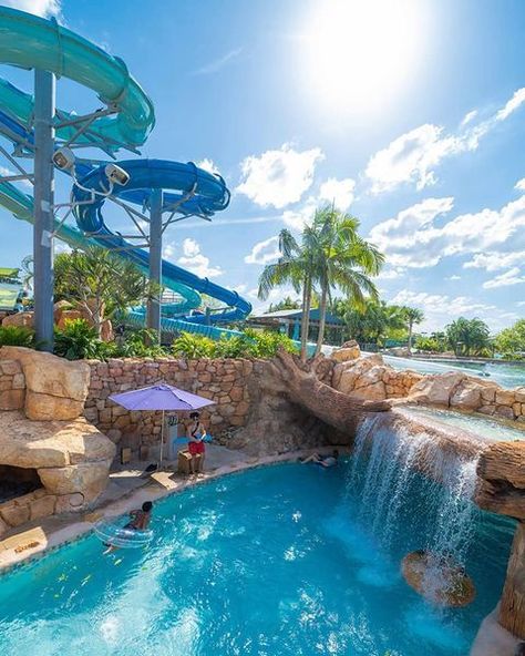 Waterpark In Backyard, Water Park Ideas, Aquatica Orlando, Water Park Rides, Amazing Locations, Water Rides, Resort Ideas, Big Surf, Planet Coaster