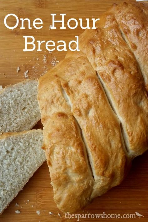 One Hour Bread: Fast & Easy Italian Bread Recipe | The Sparrow's Home One Hour Bread, Easy Italian Bread, Fastest Bread Recipe, Vegan Croissant, Italian Bread Recipe, Easy French Bread, Easy French Bread Recipe, Fast Bread, Italian Bread Recipes