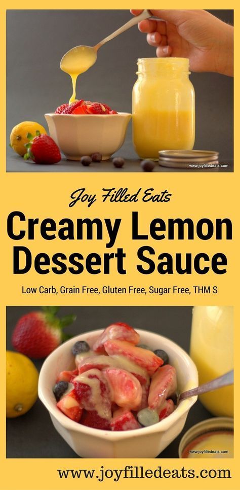 This low carb, grain, gluten, & sugar free THM S Creamy Lemon Dessert Sauce is great on berries. I bet it would also be amazing on ice cream or pound cake. Low Carb Ice Cream Recipe, Pumpkin Pie Bars Recipe, Trim Healthy Mama Dessert, Low Carb Grain, Pie Bar Recipes, Dessert Sauce, Low Carb Ice Cream, Joy Filled Eats, Thm Desserts