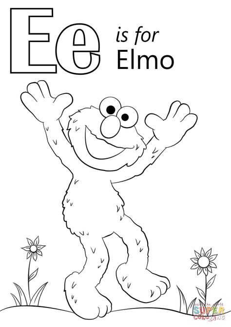 Letter E Is For, Letter E For Toddlers, Letter E Elephant Craft, The Letter E Crafts Preschool, Letter E Coloring Page Free Printable, Letter E For Preschoolers, Letter E Preschool Crafts, E Crafts For Toddlers, E Is For Craft