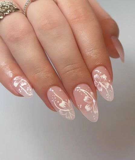 French Manicure Long Nails, Girly Acrylic, Girly Acrylic Nails, Summery Nails, Classy Acrylic Nails, Vacation Nails, Soft Nails, Nagel Inspo, Nails 2024