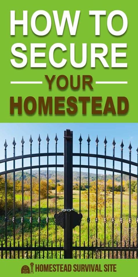 Perimeter Security, Off Grid Survival, Homestead Farm, Home Security Tips, Greenhouse Plans, Urban Homesteading, Security Tips, Homestead Survival, Home Defense