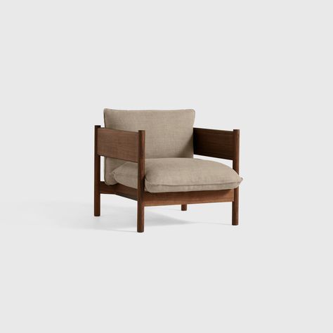 Oiled Waxed Solid Walnut Wooden Armchair Design, Saudi Furniture, Small Lounge Chair, Arm Chair Design, Balinese Furniture, Wooden Arm Chair, Sleek Armchair, Armchairs Living Room, Small Lounge Chairs