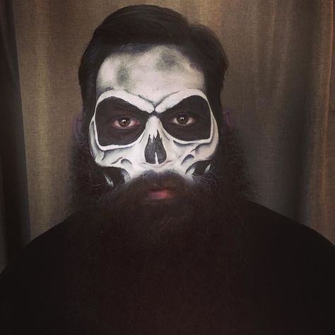 Skull Makeup, Skeleton Makeup, Skull, Beard, Beard Costume, Halloween Skull, Halloween Makeup, Scary Makeup, Costume Makeup, Skull Costume, Skeleton Costume, Amanda Rae Beauty Skeleton Makeup With Beard, Scary Skull Makeup, Skeleton Makeup Neck And Chest, Halloween Beard Makeup, Halloween Makeup With Beard, Skeleton Makeup Beard, Skull Halloween Makeup For Men With Beard, Skeleton Makeup Men Beard, Skull Makeup With Beard