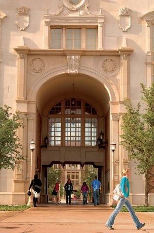 Outside the Texas Tech Education building. Texas Tech University Campus, Tech Facts, Tech Education, Red Raider, Texas Tech University, Raiders Football, Win Tickets, Brand Book, Texas Tech