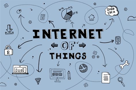 Internet Of Things Technology, Internet Of Things Design, Internet Of Things Illustration, Internet Wallpaper, Iot Design, Iot Security, Iot Internet Of Things, Embedded Systems, Iot Projects