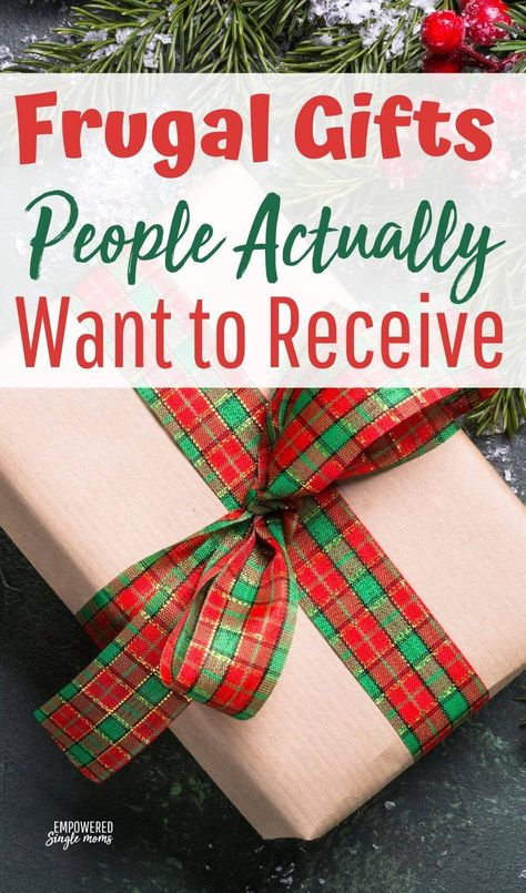 Be generous and frugal with these frugal gift ideas. It is no fun to be paying for Christmas in July. You can be thrifty and generous with these gifts. #frugal #giftideas #Christmas #budgetfriendly Frugal Gift Ideas, Gifts People Actually Want, Frugal Christmas Gifts, Best Gifts For Grandparents, Stocking Stuffers For Adults, Be Generous, Frugal Christmas, Cheap Christmas, Single Mother