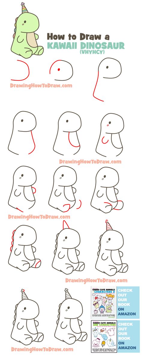 How to draw a kawaii dinosaur based on stuffed animal vhyhcy Kawaii Dinosaur Drawing, How To Draw Stuffed Animals, Dinasour Drawing Step By Step, Derpy Dinosaur Drawing, How To Draw A Cute Dinosaur, Easy Dinosaur Drawing Step By Step, How To Draw Dinosaur, How To Draw A Dinosaur Step By Step, How To Draw Dinosaurs Step By Step