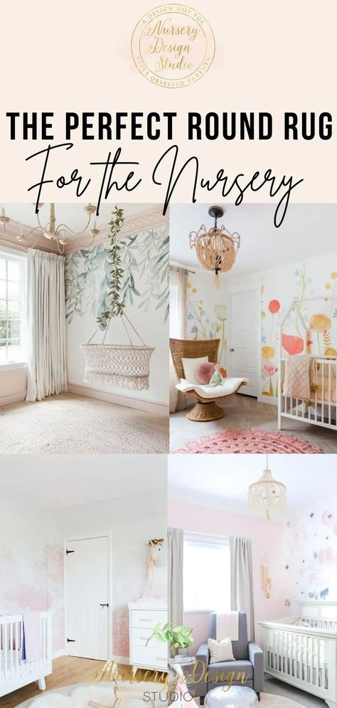 Join us as we delve into the world of nursery rugs and unravel the secret to impeccably placing a round rug in the nursery! Nursery Carpet Ideas, Nursery Round Rug, Layered Rugs Nursery, Nursery Rug Placement, Rug In Nursery, Round Nursery Rug, Nursery Rugs Girl, Shared Nursery