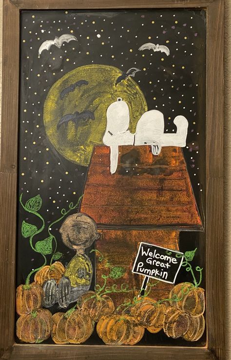 October Marker Board Ideas, Halloween Chalk Wall Ideas, College Chalkboard Ideas, Fall Chalk Designs, Snoopy Chalk Art, Funny Halloween Chalkboard Art, Thanksgiving White Board Ideas, Fall Chalkboard Art Ideas, Halloween Chalk Drawings