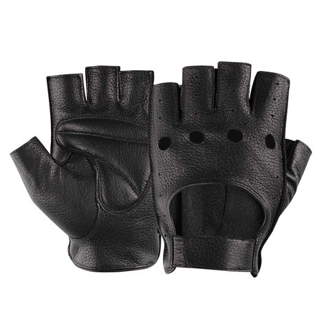 Motorcycle Gloves Mens, Fingerless Gloves For Men, Punk Gloves, Gloves Aesthetic, Fingerless Leather Gloves, Gloves Outfit, Biker Gloves, Black Fingerless Gloves, Leather Fingerless Gloves