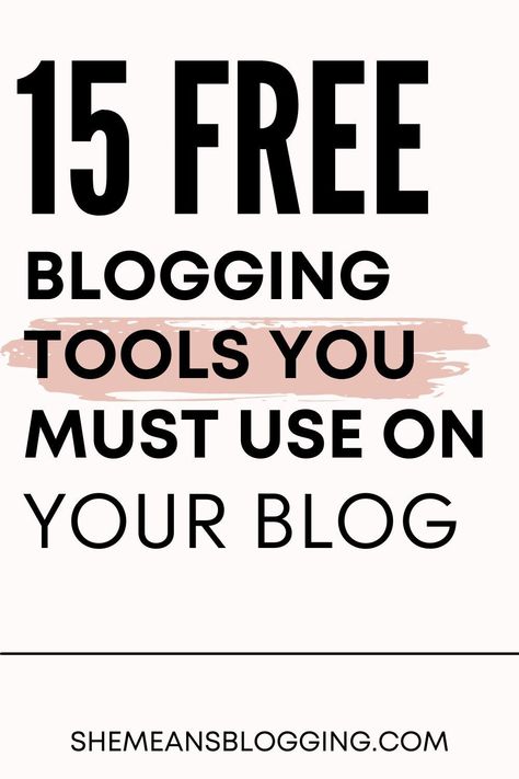 Free blogging tools for all bloggers! Click to find out best blogging tools that are almost free to use. Blog Hosting Sites, Free Business Tools, Stream Of Income, Blog Writing Tips, Free Blogger Templates, Start Blogging, Online Business Tools, Earn Passive Income, Beginner Blogger