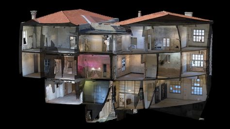 Colossal Art, Ground Level, House Viewing, Castle House, Modern Crafts, 3d Modelle, Abandoned Buildings, How To Level Ground, Architecture