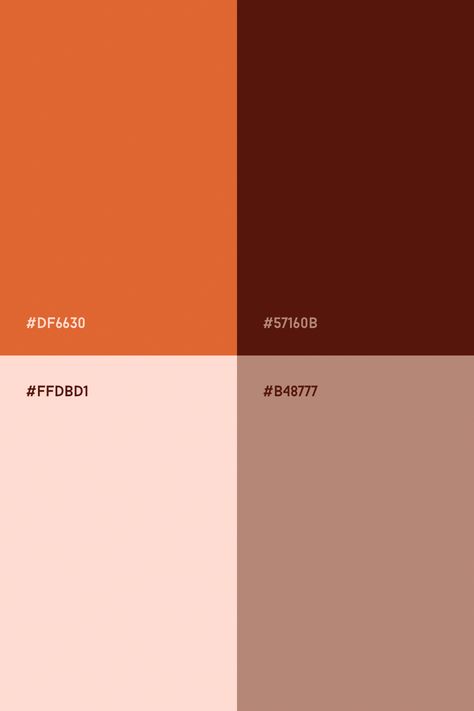 Light brown, off white, burgundy and orange color combination Fall Colour Combinations, Red Earth Tone Color Palette, Burgundy Orange Color Palette, Orange And Brown Palette, Brown Orange Palette, Burgundy Graphic Design, Warm Autumn Colour Palette, Brown And Cream Color Palette, Orange And Brown Color Palette