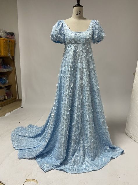 Bridgerton Daphne Dress Victorian Fancy Gown Blue Lace Floor-length Skirt Regency Dress Jane Austin Dress Tea Party Ball Gown - Cosplay Costumes - AliExpress Daphne Blake Costume, Daphne Blake Costumes, 1810s Dress, Bridgerton Blue, Bridgerton Daphne, Bridgerton Ball, Black Lace Corset Top, Regency Gown, Regency Era Fashion